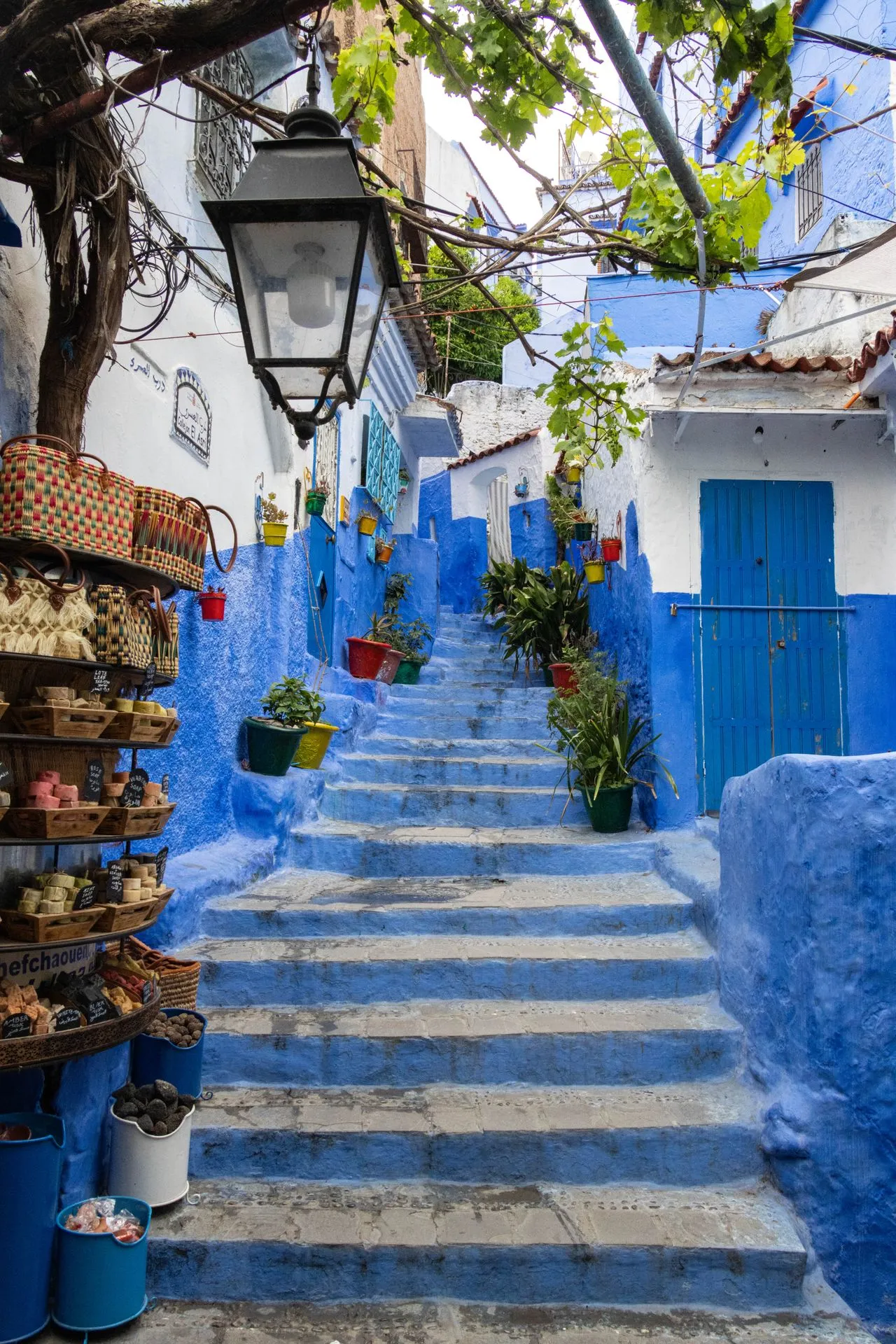 Blue steps in Chefchaouen