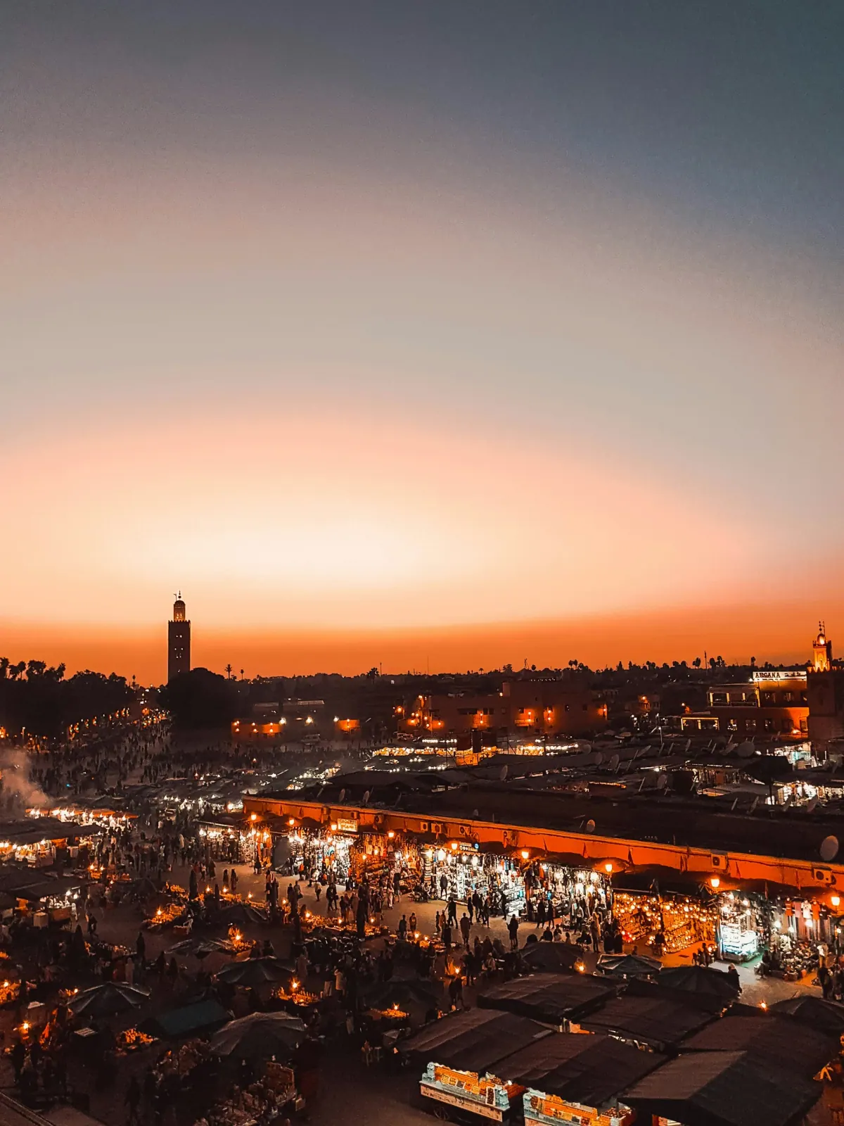 Jemaa el-Fna square in Marrakech