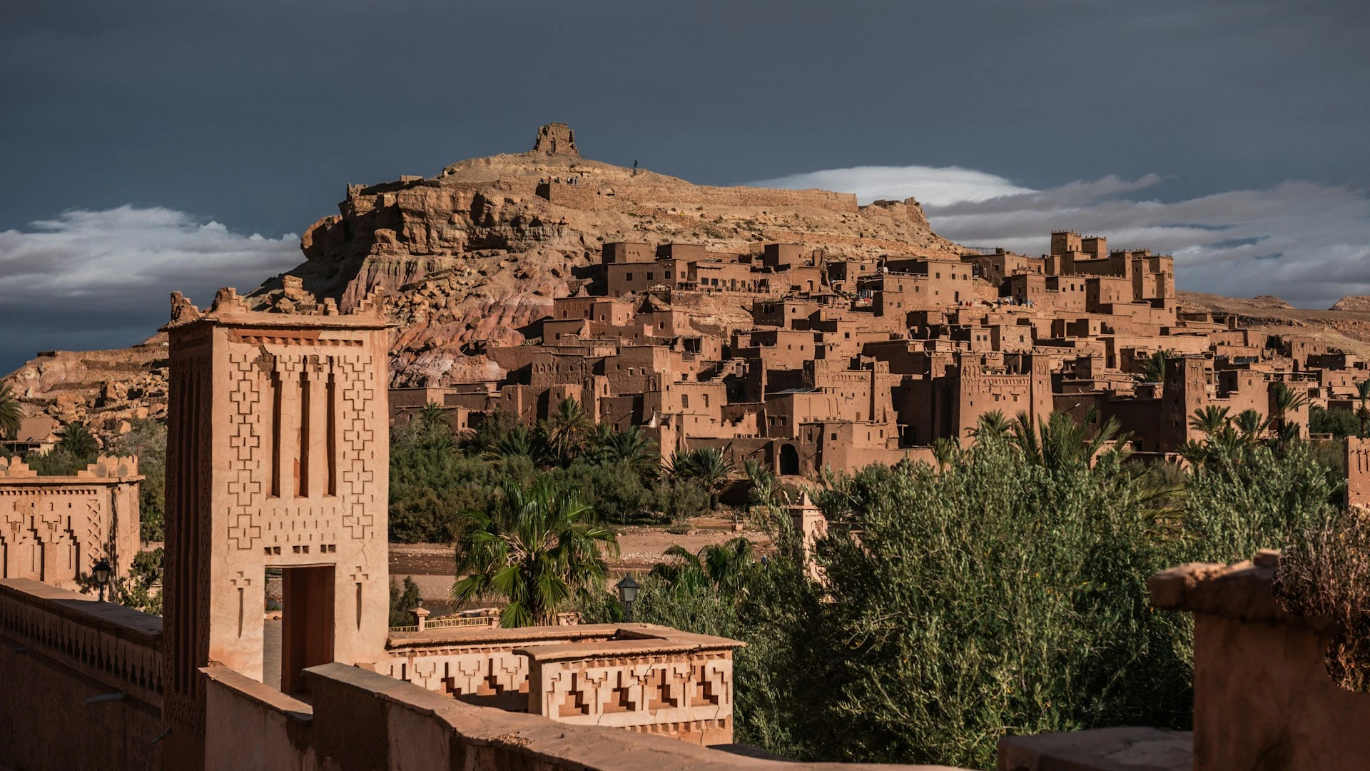Ouarzazate kasbah landscape in southern Morocco